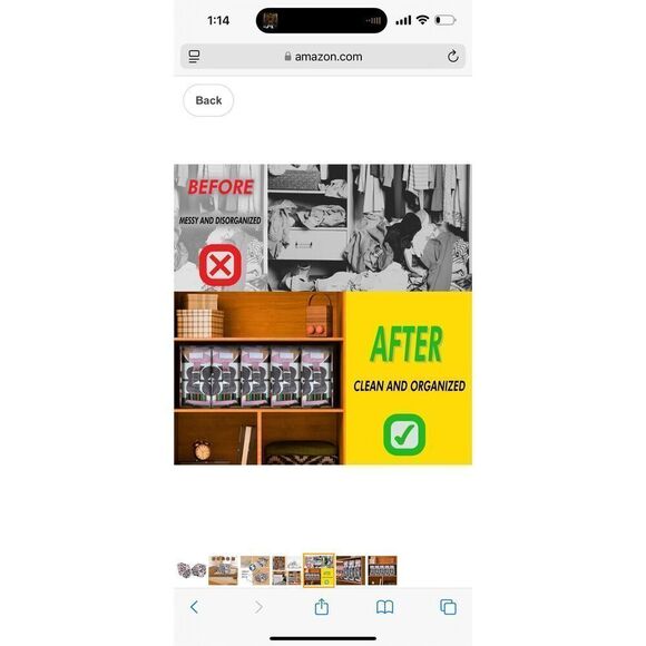 Foldable Bedding Organizer, Storage Bins for Bed Sheets, Duvet Covers and Pillow - Picture 5 of 7